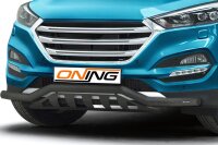 Frontbügel mit Unterfahrschutz für Hyundai Tucson 2015-2018 SCHWARZ 70mm breit