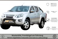 Frontbügel mit Unterbodenschutz für Isuzu D-Max II 2012-2016 SCHWARZ 70mm Gutachten