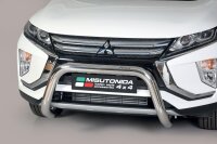 Frontbügel Edelstahl für Mitsubishi Eclipse Cross 2018 76mm mit Gutachten Frontschutzbügel