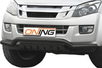 Frontbügel mit Unterfahrschutz für Isuzu D-Max II 2012-2016 SCHWARZ 70mm Gutachten