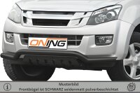 Frontbügel mit Unterfahrschutz für Isuzu D-Max II 2012-2016 SCHWARZ 70mm Gutachten
