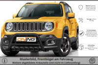 Frontbügel Unterbodenschutz für Jeep Renegade 2014-2018 SCHWARZ 60mm Gutachten