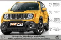 Frontbügel mit Unterfahrschutz für Jeep Renegade 2014-2018 SCHWARZ 60mm Gutachten