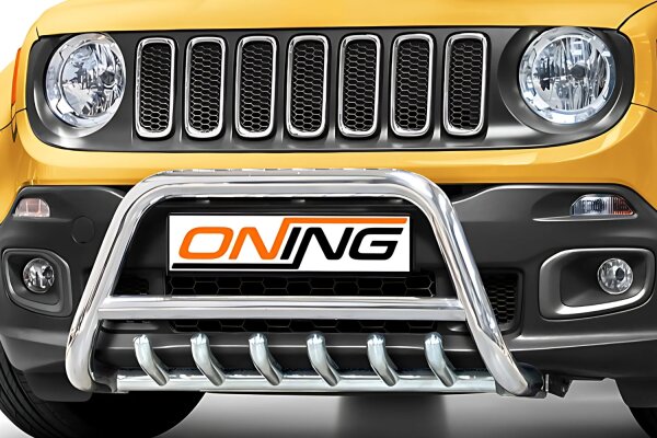 Frontbügel Unterbodenschutz für Jeep Renegade 2014-2018 60mm Gutachten
