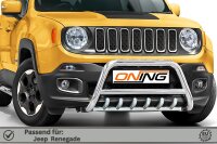 Frontbügel Unterbodenschutz für Jeep Renegade 2014-2018 60mm Gutachten
