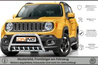 Frontbügel Unterbodenschutz für Jeep Renegade 2014-2018 60mm Gutachten