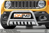 Frontbügel Unterfahrschutz für Jeep Renegade 2014-2018 60mm Gutachten