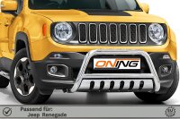 Frontbügel Unterfahrschutz für Jeep Renegade 2014-2018 60mm Gutachten