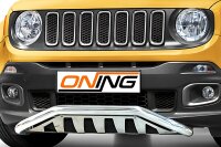 Frontbügel mit Unterfahrschutz für Jeep Renegade 2014-2018 60mm breit Gutachten