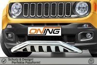 Frontbügel mit Unterfahrschutz für Jeep Renegade 2014-2018 60mm breit Gutachten