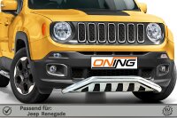 Frontbügel mit Unterfahrschutz für Jeep Renegade 2014-2018 60mm breit Gutachten