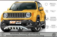 Frontbügel mit Unterfahrschutz für Jeep Renegade 2014-2018 60mm breit Gutachten