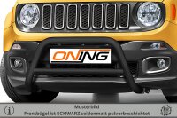 Frontbügel für Jeep Renegade 2014-2018 SCHWARZ 60mm Gutachten