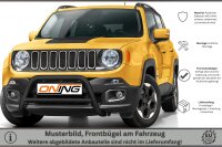 Frontbügel für Jeep Renegade 2014-2018 SCHWARZ 60mm Gutachten