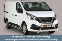Frontbügel Edelstahl für Nissan NV 300 63mm mit Gutachten Frontschutzbügel
