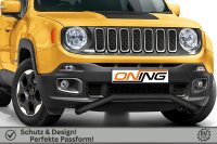 Frontbügel für Jeep Renegade 2014-2018 SCHWARZ 60mm breit Gutachten