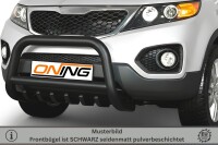 Frontbügel mit Unterbodenschutz für KIA Sorento II 2010-2012 SCHWARZ 70mm Gutachten