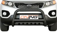 Frontbügel mit Unterfahrschutz für KIA Sorento II 2010-2012 SCHWARZ 70mm Gutachten