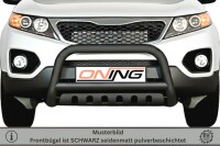 Frontbügel mit Unterfahrschutz für KIA Sorento II 2010-2012 SCHWARZ 70mm Gutachten