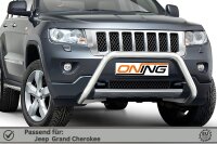 Frontbügel für Jeep Grand Cherokee IV WK 2010- 70mm Frontschutzbügel Gutachten