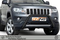 Frontbügel für Jeep Grand Cherokee IV WK 2010- SCHWARZ 70mm Frontschutzbügel Gutachten