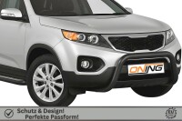 Frontbügel für KIA Sorento II 2010-2012 SCHWARZ 70mm Frontschutzbügel