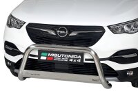 Frontbügel Edelstahl für Opel Grandland X 63mm mit Gutachten Frontschutzbügel