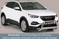 Frontbügel Edelstahl für Opel Grandland X 63mm mit Gutachten Frontschutzbügel