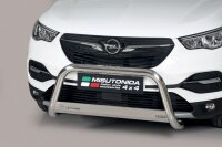 Frontbügel Edelstahl für Opel Grandland X 63mm mit Gutachten Frontschutzbügel