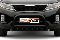 Frontbügel mit Unterbodenschutz für KIA Sorento II 2012-2014 SCHWARZ 70mm Gutachten