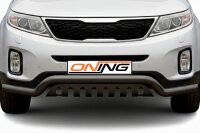 Frontbügel mit Unterfahrschutz für KIA Sorento II 2012-2014 SCHWARZ 70mm breit