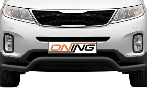 Frontbügel für KIA Sorento II 2012-2014 SCHWARZ 70mm breit Frontschutzbügel Gutachten