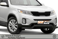 Frontbügel für KIA Sorento II 2012-2014 SCHWARZ 70mm breit Frontschutzbügel Gutachten