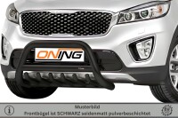 Frontbügel mit Unterbodenschutz für KIA Sorento III 2.0 CRDI 2015-2018 SCHWARZ 70mm