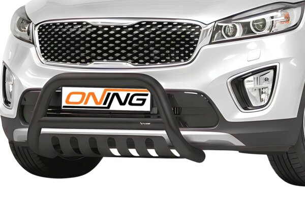 Frontbügel mit Unterfahrschutz für KIA Sorento III 2.0 CRDI 2015-2018 SCHWARZ 70mm