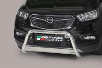 Frontbügel Edelstahl für Opel Mokka X Bj.16-20 Ø63mm mit Gutachten Frontschutzbügel