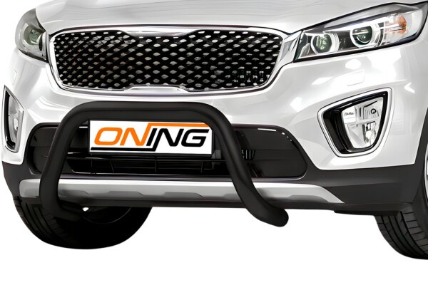 Frontbügel für KIA Sorento III 2.0 CRDI 2015-2018 SCHWARZ 70mm Frontschutzbügel Gutachten
