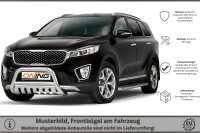 Frontbügel mit Unterfahrschutz für KIA Sorento III 2.0 CRDI 2015-2018 70mm Gutachten