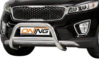 Frontbügel mit Querstreben für KIA Sorento III 2.0 CRDI 2015-2018 70mm Edelstahl Gutachten