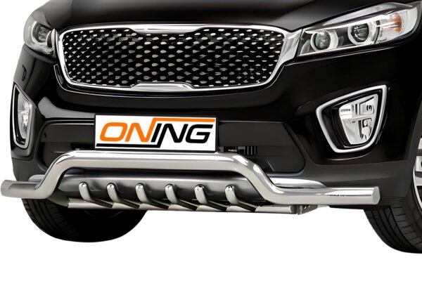 Frontbügel mit Unterbodenschutz für KIA Sorento III 2015-2018 70mm breit Gutachten