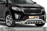 Frontbügel mit Unterbodenschutz für KIA Sorento III 2015-2018 70mm breit Gutachten
