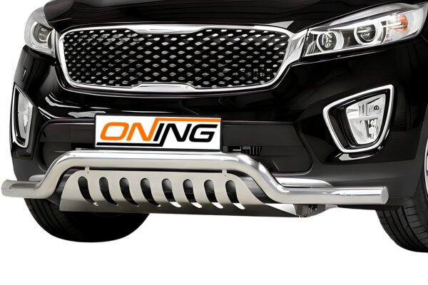 Frontbügel mit Unterfahrschutz für KIA Sorento III 2015-2018 70mm breit Gutachten