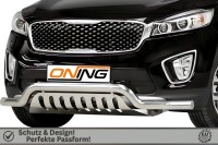 Frontbügel mit Unterfahrschutz für KIA Sorento III 2015-2018 70mm breit Gutachten