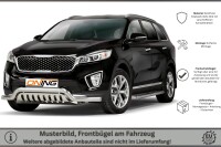 Frontbügel mit Unterfahrschutz für KIA Sorento III 2015-2018 70mm breit Gutachten