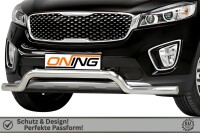 Frontbügel für KIA Sorento III 2015-2018 70mm breit Frontschutzbügel Gutachten