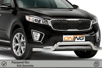Frontbügel für KIA Sorento III 2015-2018 70mm breit Frontschutzbügel Gutachten