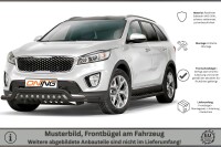 Frontbügel mit Unterfahrschutz für KIA Sorento III 2015-2018 SCHWARZ 70mm breit Gutachten