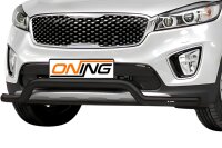 Frontbügel für KIA Sorento III 2015-2018 SCHWARZ 70mm breit Frontschutzbügel Gutachten