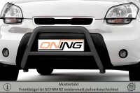 Frontbügel mit Querstreben für KIA Soul 2009-2014 SCHWARZ 60mm Edelstahl Gutachten