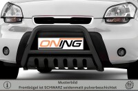 Frontbügel mit Unterfahrschutz für KIA Soul 2009-2014 SCHWARZ 60mm Edelstahl Gutachten